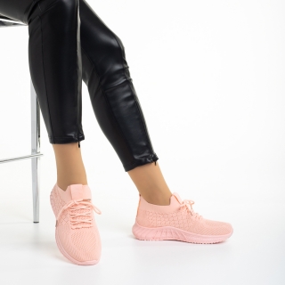 Easter Sale - Kedvezmények Kassidy világos rózsaszín női sportcipő, textil anyagból készült Promóció