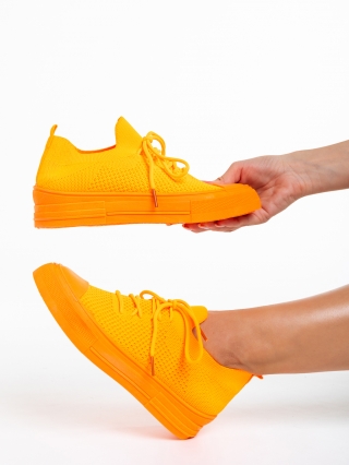 Easter Sale - Kedvezmények Elexia narancssárga női tornacipő, textil anyagból készült Promóció