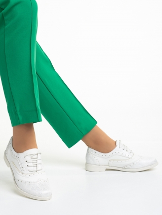Women's Month - Kedvezmények Ragna fehér női cipő, műbőrből készült Promóció