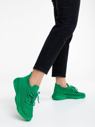 Easter Sale - Kedvezmények Ramila zöld női sport cipő textil anyagból Promóció