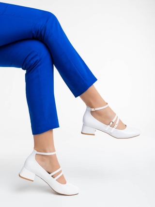Easter Sale - Kedvezmények Reizy fehér női cipő ökológiai bőrből Promóció