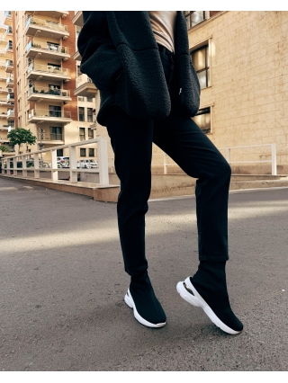 Super Love Sale - Kedvezmények Verlana fekete női sportcipő textil anyagból Promóció